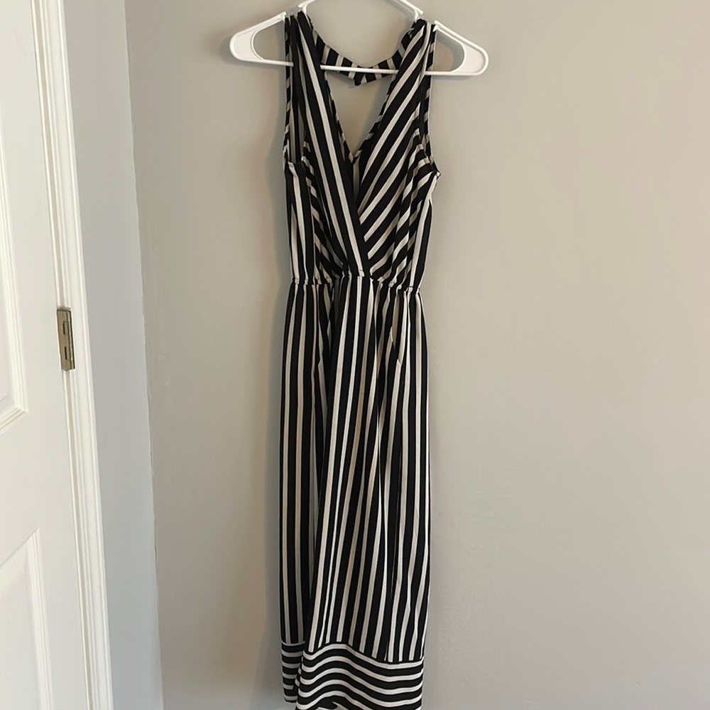 Striped jumpsuit